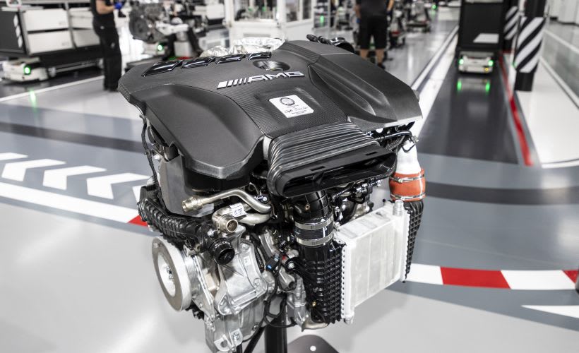 Mercedes-Benz Develops 416-HP Four-Cylinder Engine
