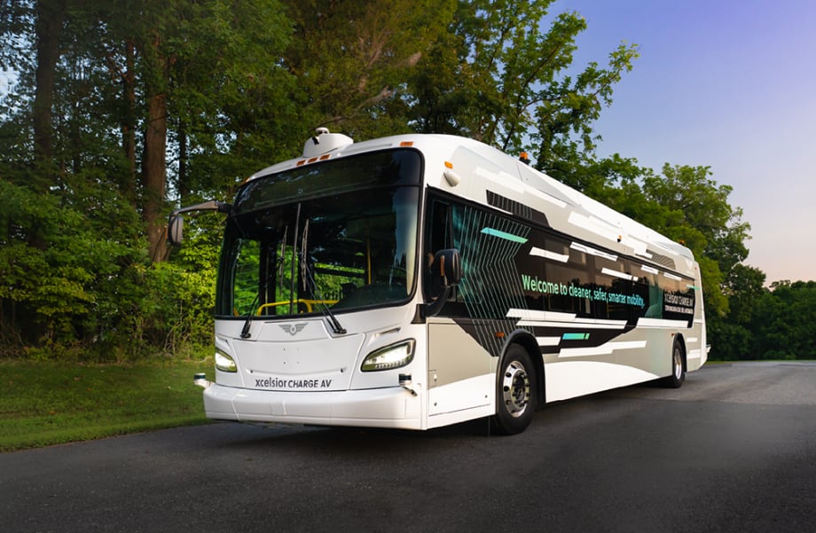 New Flyer’s Xcelsior AV™ — North America’s First Automated Heavy-Duty Transit Bus