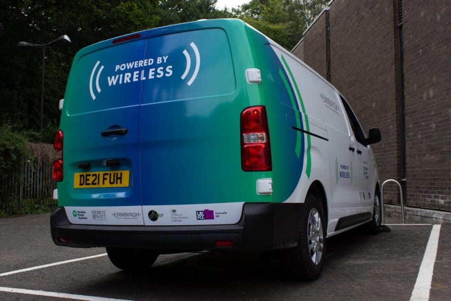 Wireless Charging Trial for Fleets Goes Live in Edinburgh