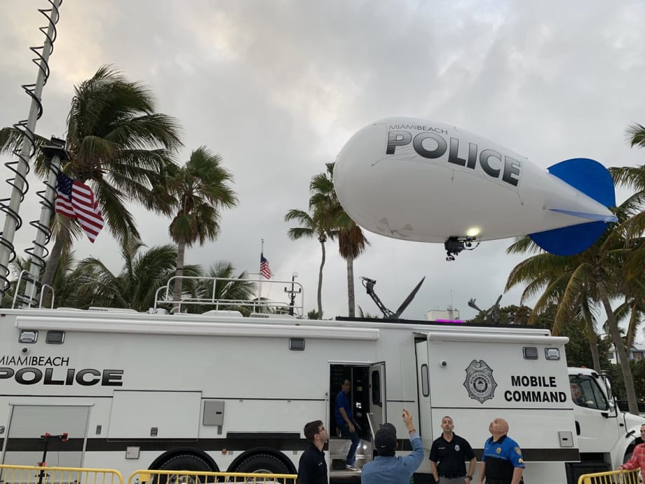 Miami Beach PD Gets Around Drone Ban with Blimps