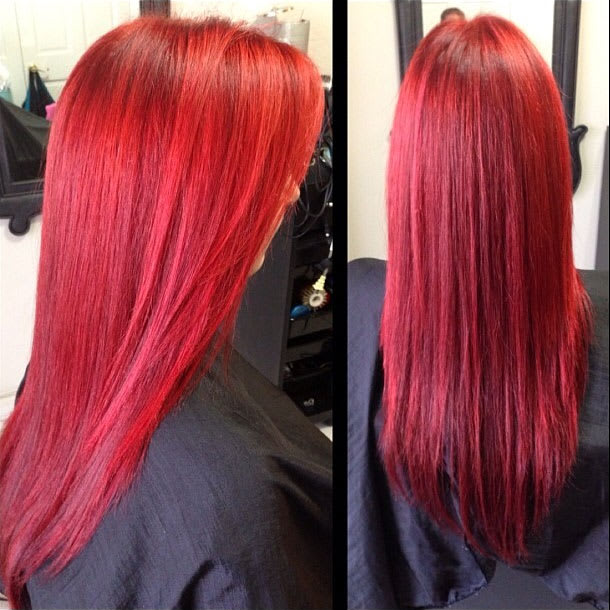 #redhairdressers for National Wear Red Day