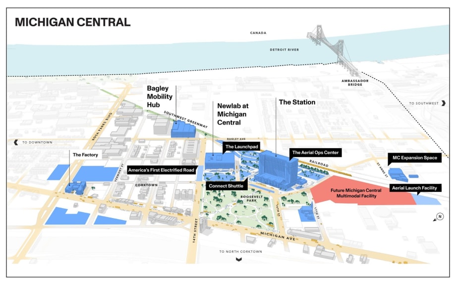 MDOT, Detroit, and Michigan Central Collaborate on New Multimodal Transit Hub