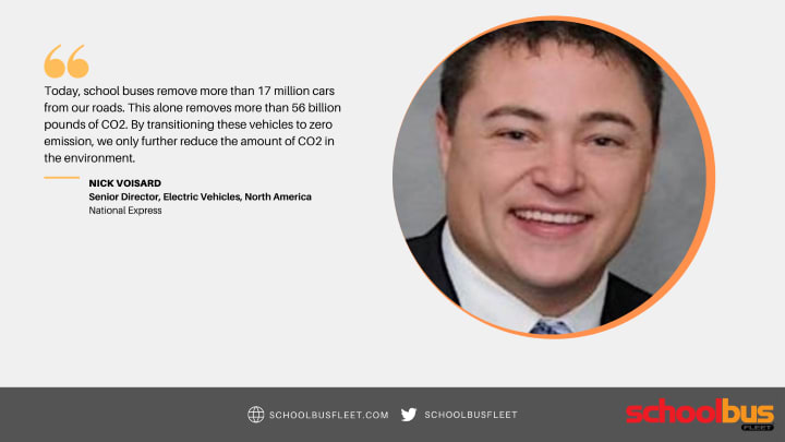 5 Questions: National Express' Nick Voisard Addresses EV School Bus Transitions