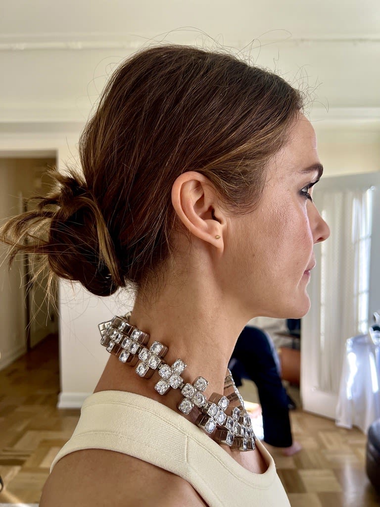 Oribe Artist Brian Magallones Styles Keri Russell for Golden Globes