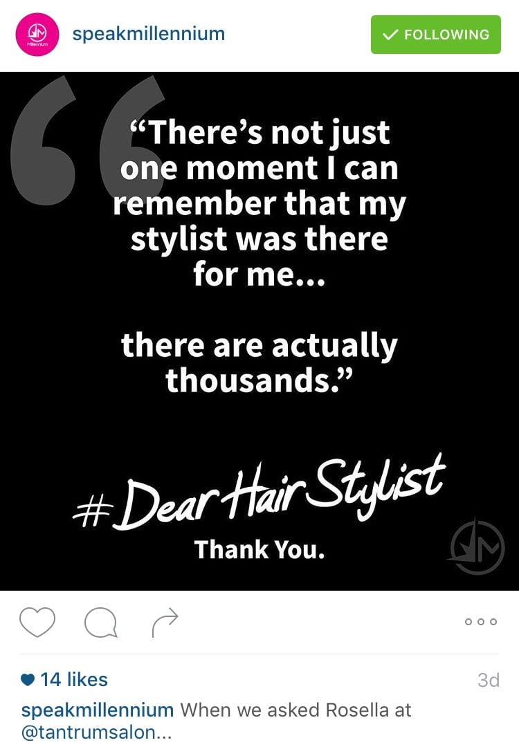 All About The #DearHairStylist Campaign