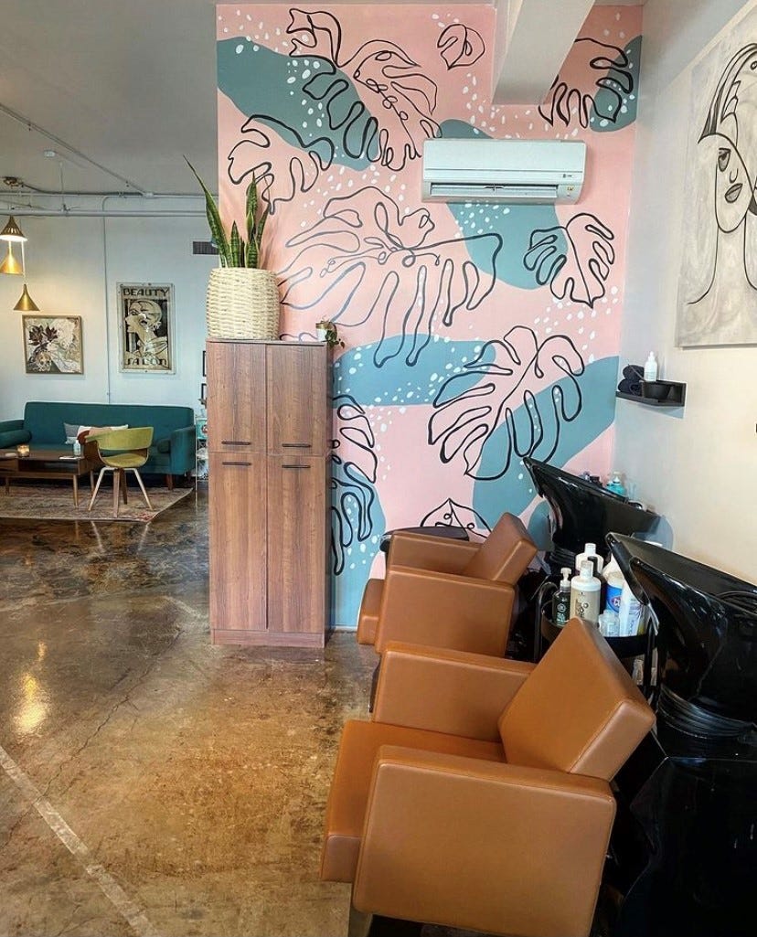 7 Ways to Make a Statement Wall in Your Salon