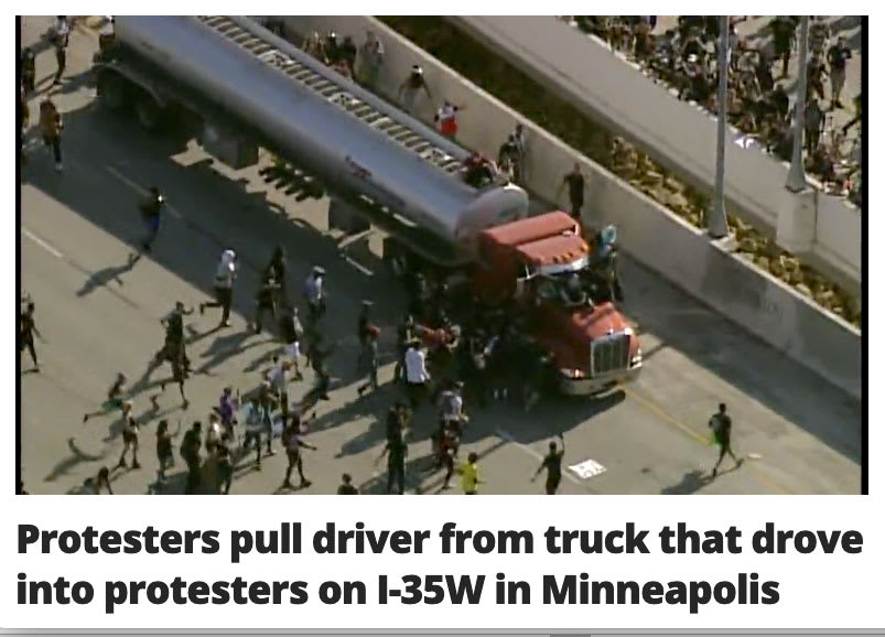 George Floyd Protests Put Truckers in Dangerous Situations