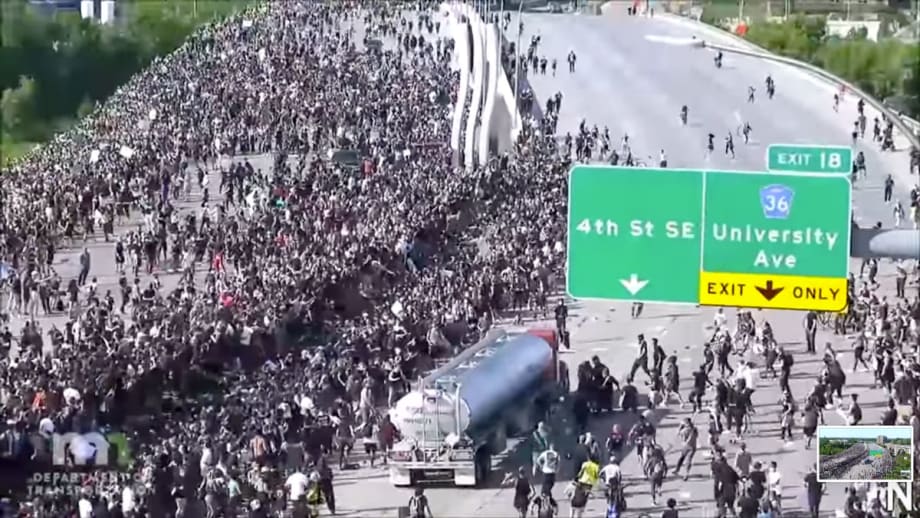 Truck Driver in Minnesota Protest Incident Charged Months Later