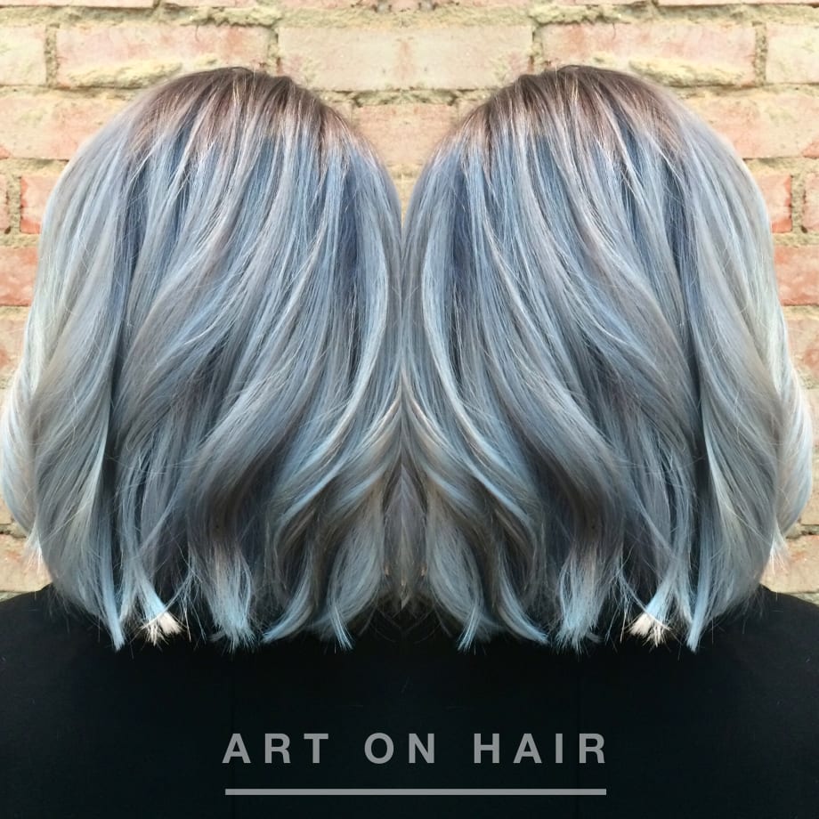 TRANSFORMATION: Platinum To Gun Metal Silver