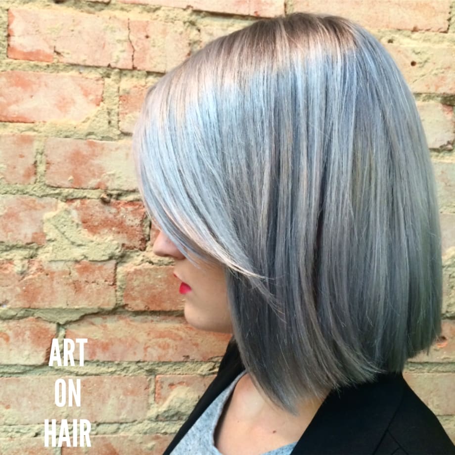 TRANSFORMATION: Platinum To Gun Metal Silver