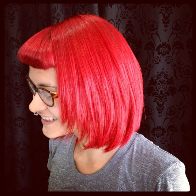 #redhairdressers for National Wear Red Day