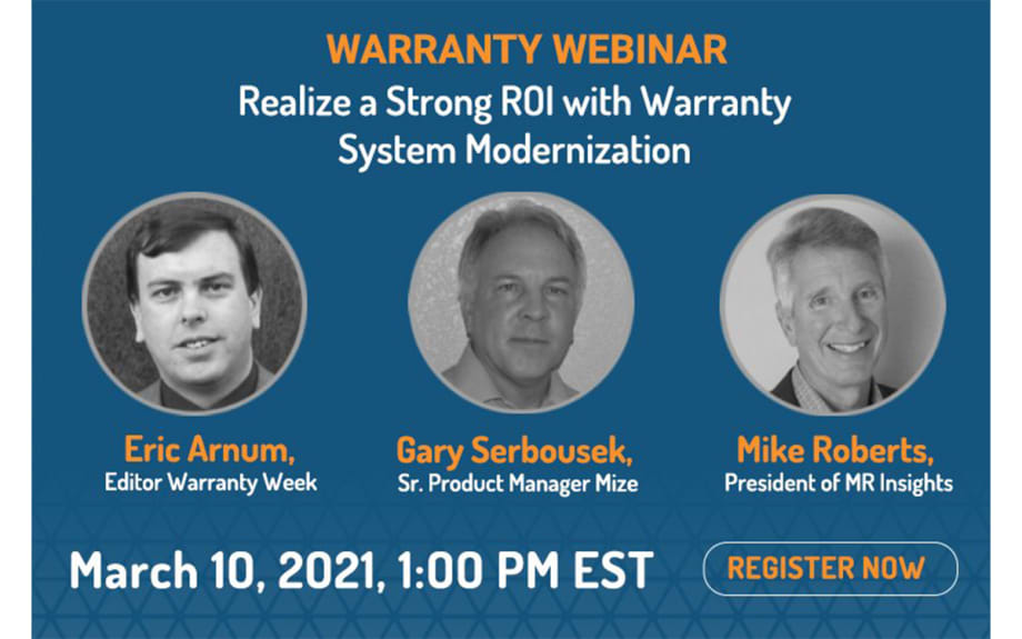 ROI Analysis Proves Business Case for Modernizing Warranty Management