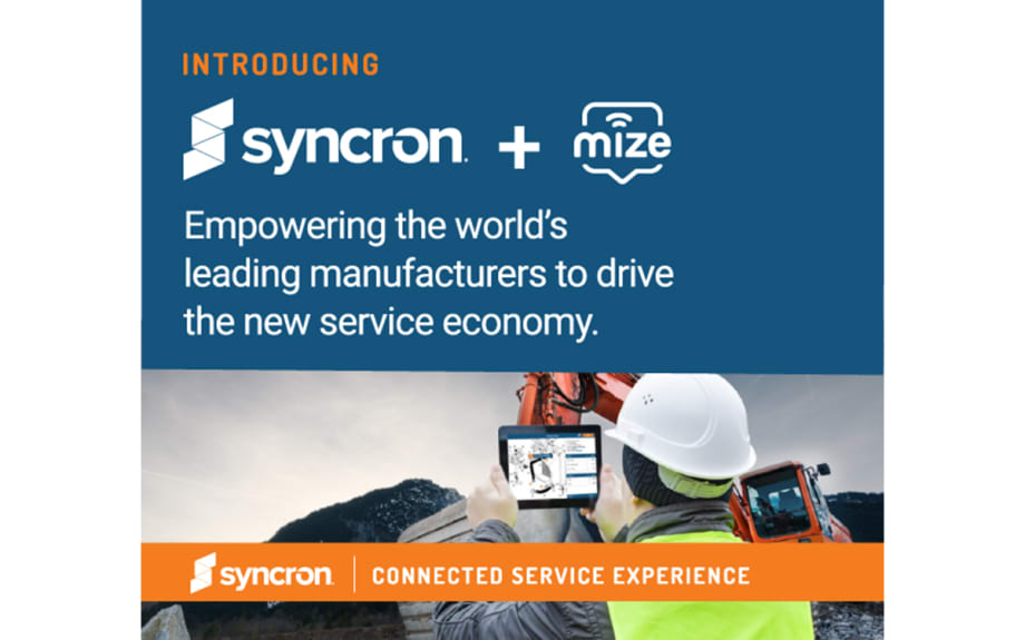 Syncron and Mize Join Forces to Deliver the Industry’s First Connected Service Experience