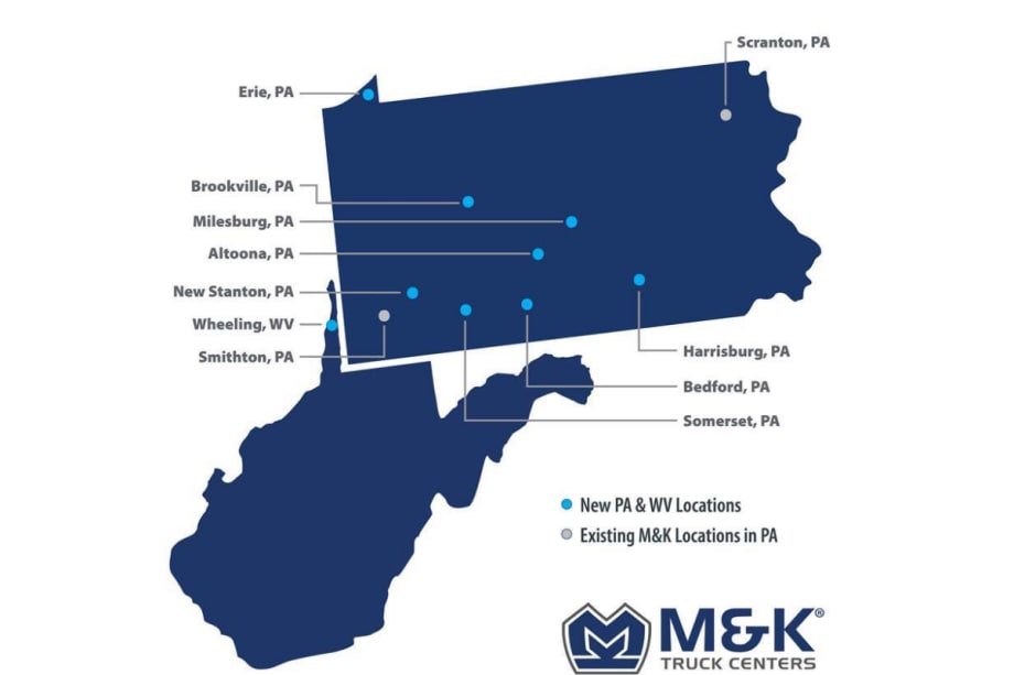 M&K Truck Centers Acquires 9 Legacy Truck Centers Dealerships
