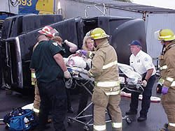 Mock Truck/Train Crash Staged In Ohio