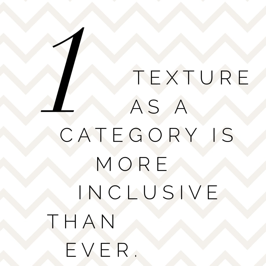 Trending in Texture