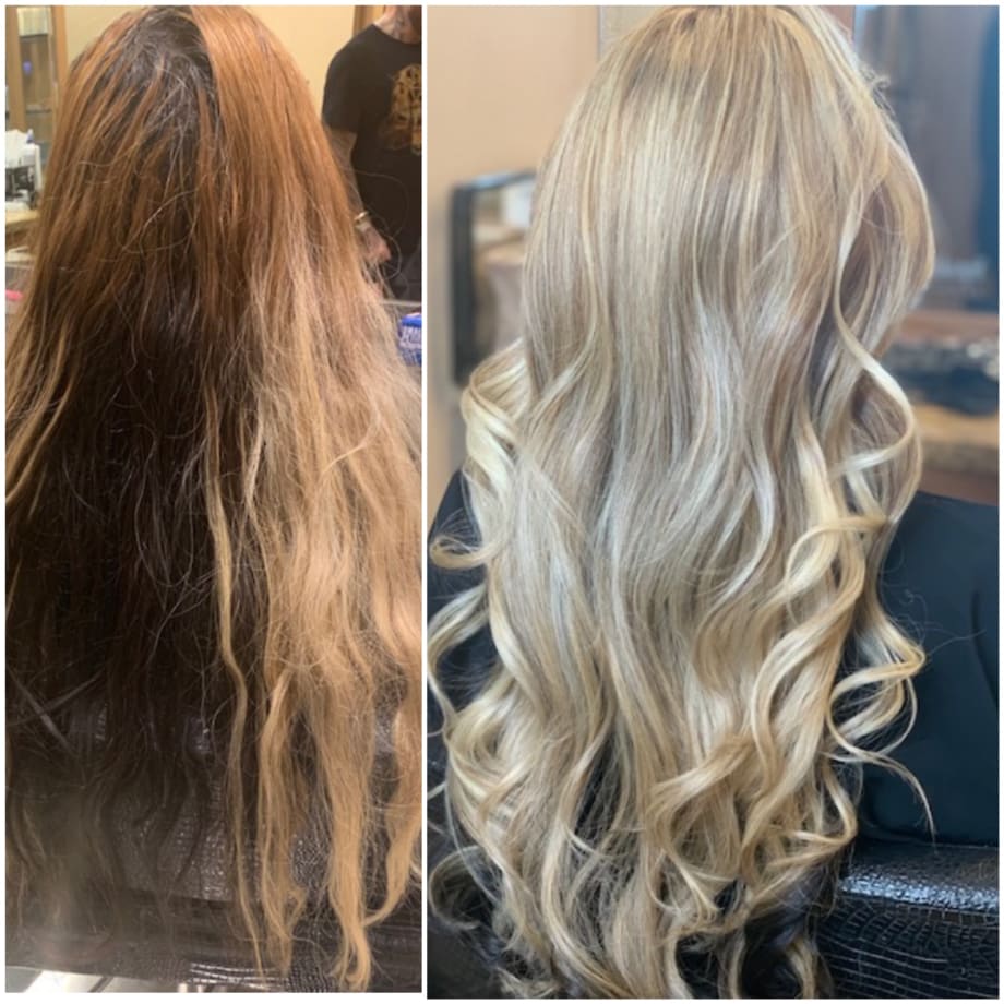 Makeover: Messed Up Color To Beautiful Blonde