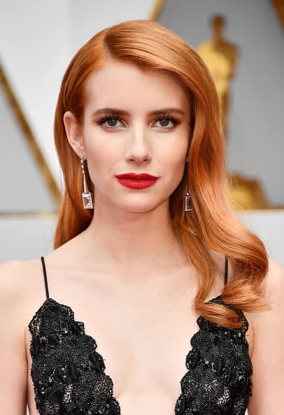 Vintage Bombshell Color and Style on Emma Roberts