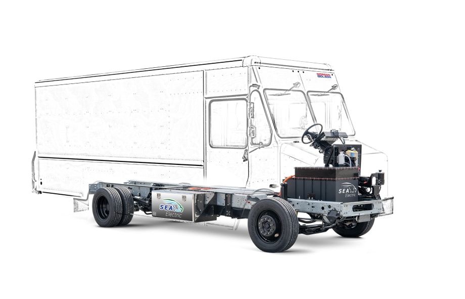 SEA Electric Begins Production on 100% Electric Ford F-59