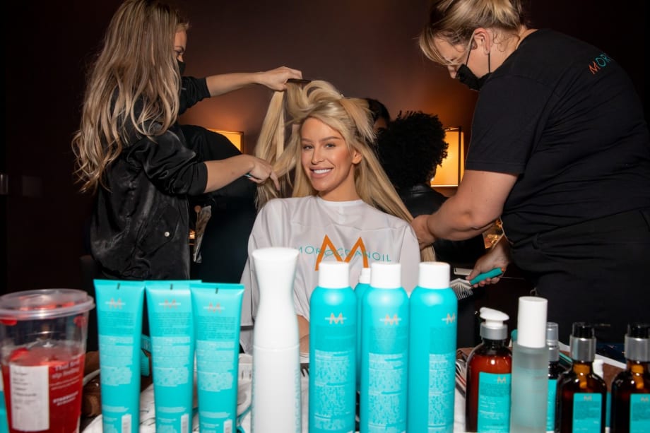 Moroccanoil Designs Hair for The Blondes at NYFW Spring/Summer 2022
