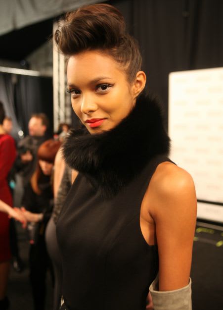 FASHION WEEK:Peter Gray for Moroccanoil's Braided Pomp at Badgley