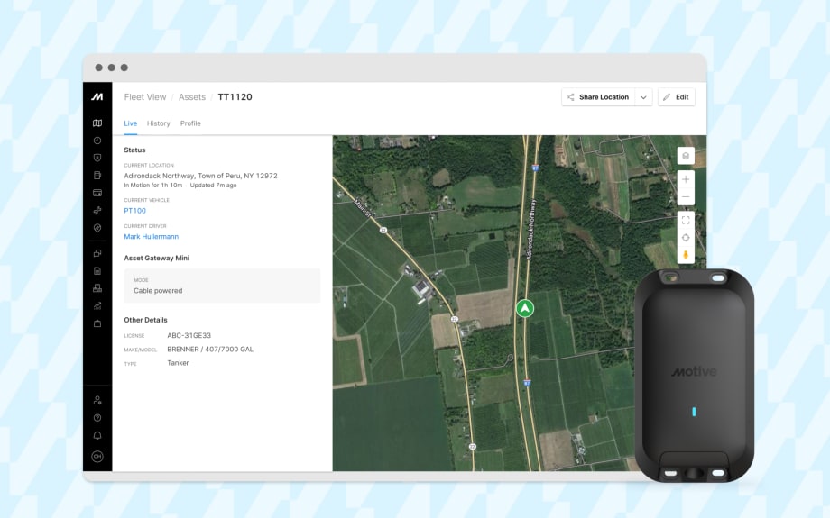 Motive Asset Gateway Mini Provides Greater Visibility and Control