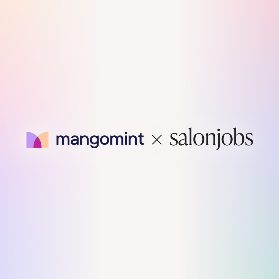 Logos from mangomint and salonjobs