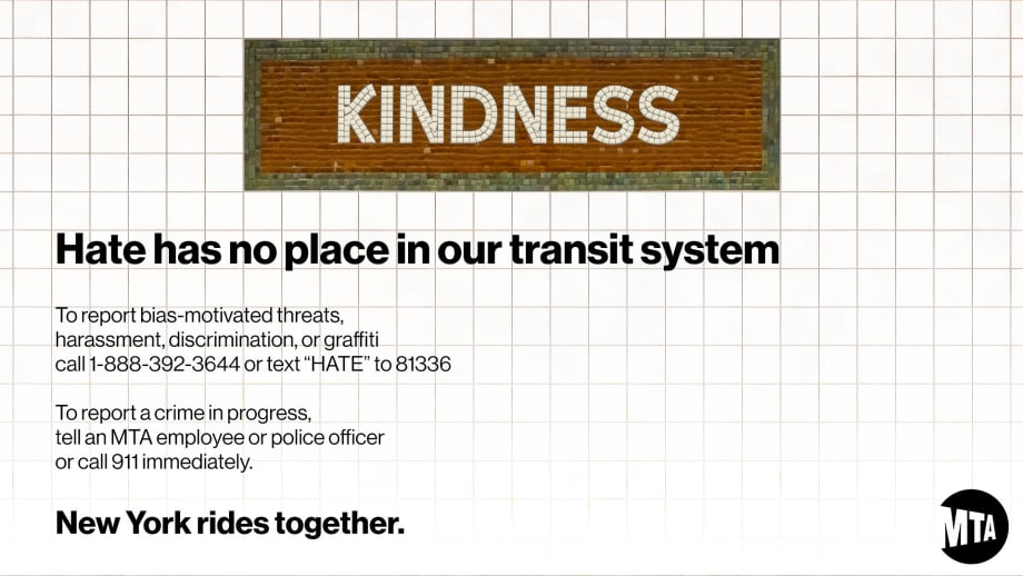 N.Y. MTA Launches Anti-Asian Hate Crime Marketing Push