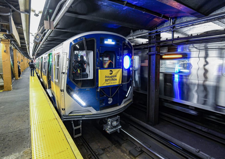 New York MTA Launch R211 Subway Cars on A Line