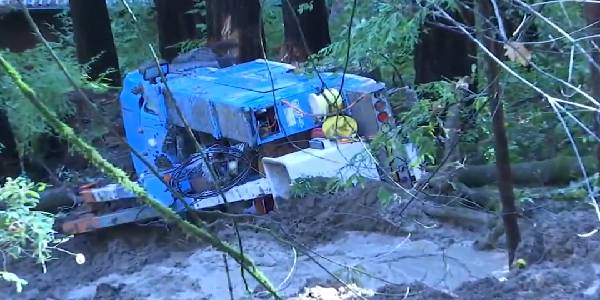 California Mudslide Sinks PG&E Worker’s Truck