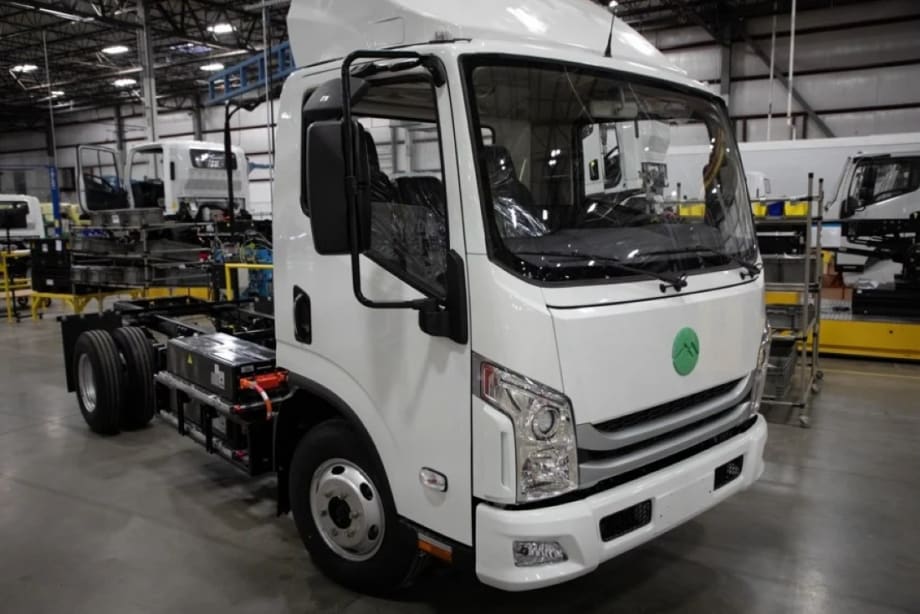 First Class 3 Mullen Electric Truck Rolls off Assembly Line