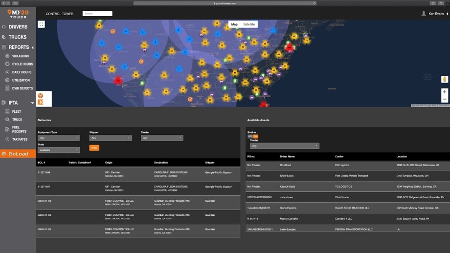 Konexial My20 Tower Streamlines Fleet Management Suite