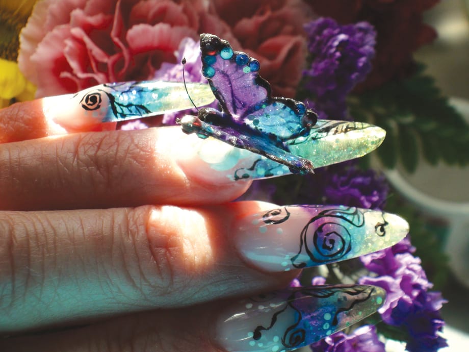 LCN Gel Butterfly Embellishment