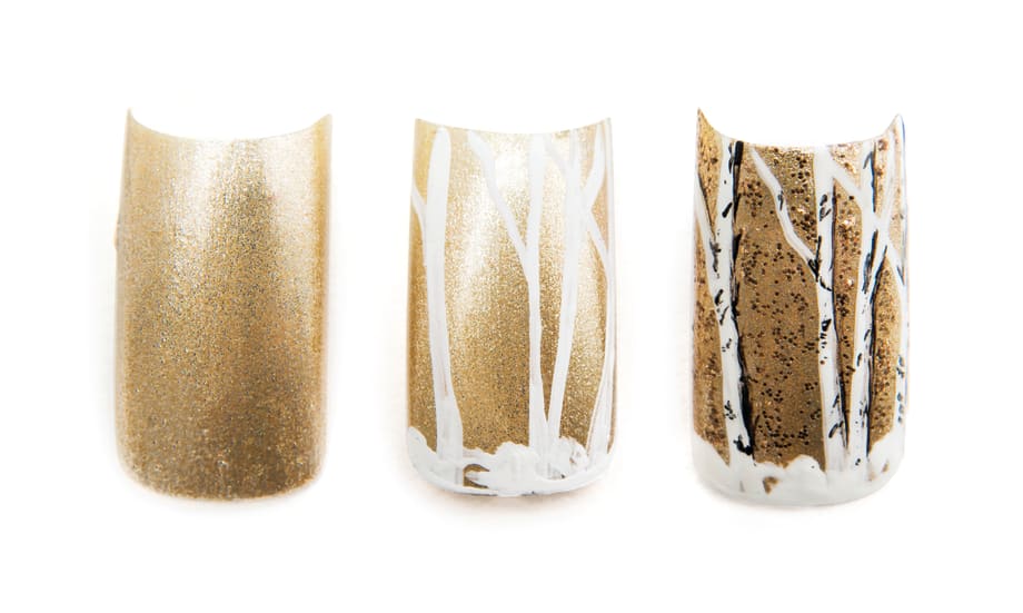 Nail Art Studio: Winter Birch