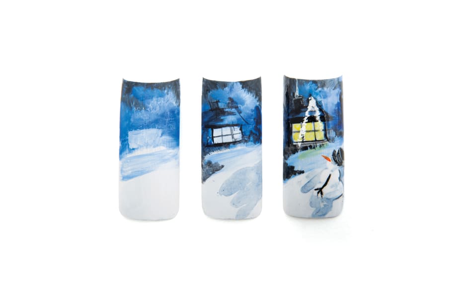 Nail Art Studio: Snowman Misses His Family