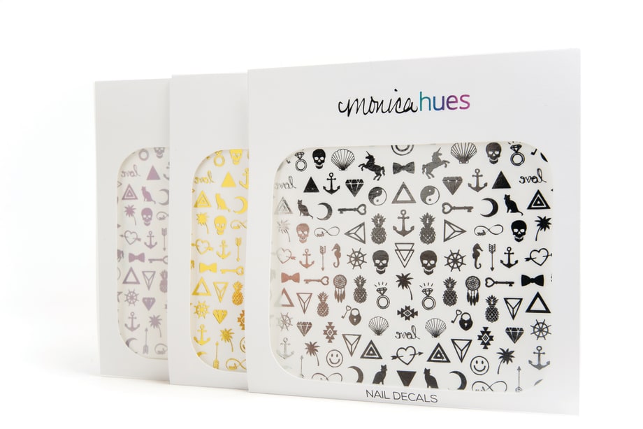Metallic Water-Slide Decals