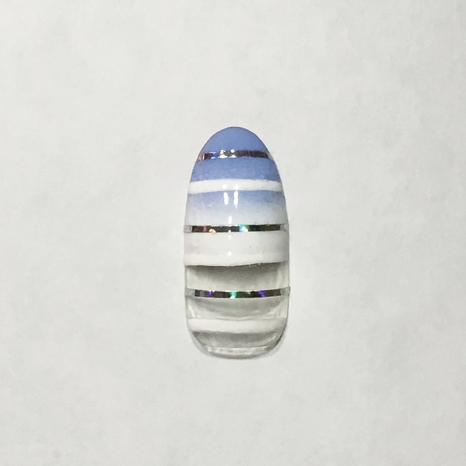 Frozen Trim Nail Art