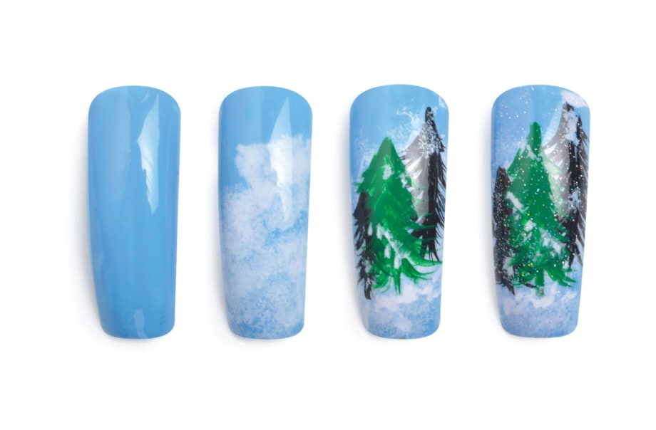Nail Art Studio: Winter Woodworks