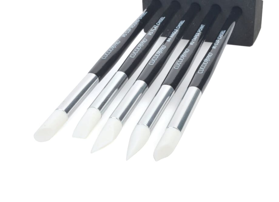 Silicone Tip Non-Bristled Brush Set