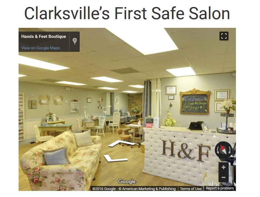 Google Creates Virtual Tour for Tenessee Salon