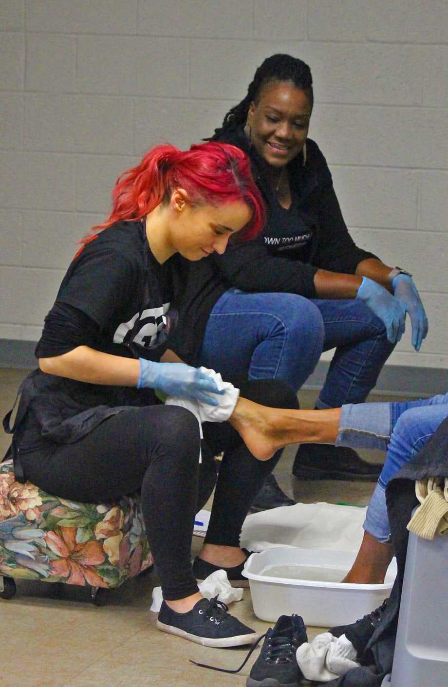 North Carolina Event Provides Foot Care for the Homeless