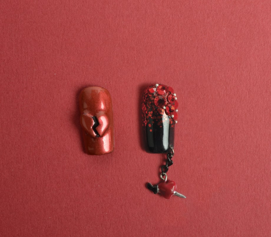 Stupid Cupid: Anti-Valentine's Day Nail Art