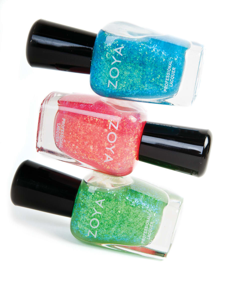 Fleck Effect Nail Glazes