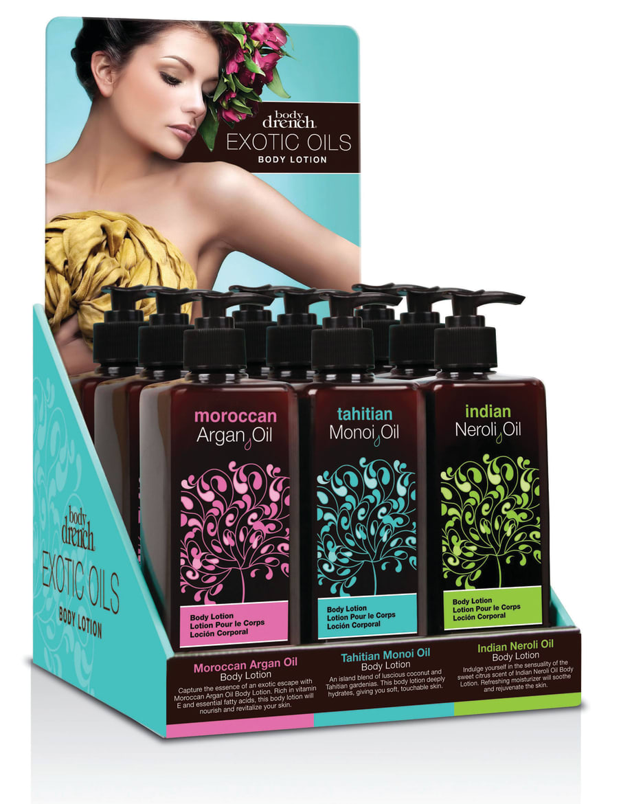 Condition Skin With Exotic Oils