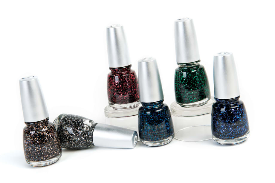 Six New Glitter Polish Colors