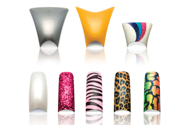 Tip Jar Art & Glitter Nails with Gel