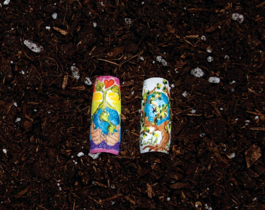 Earth Day Nail Art