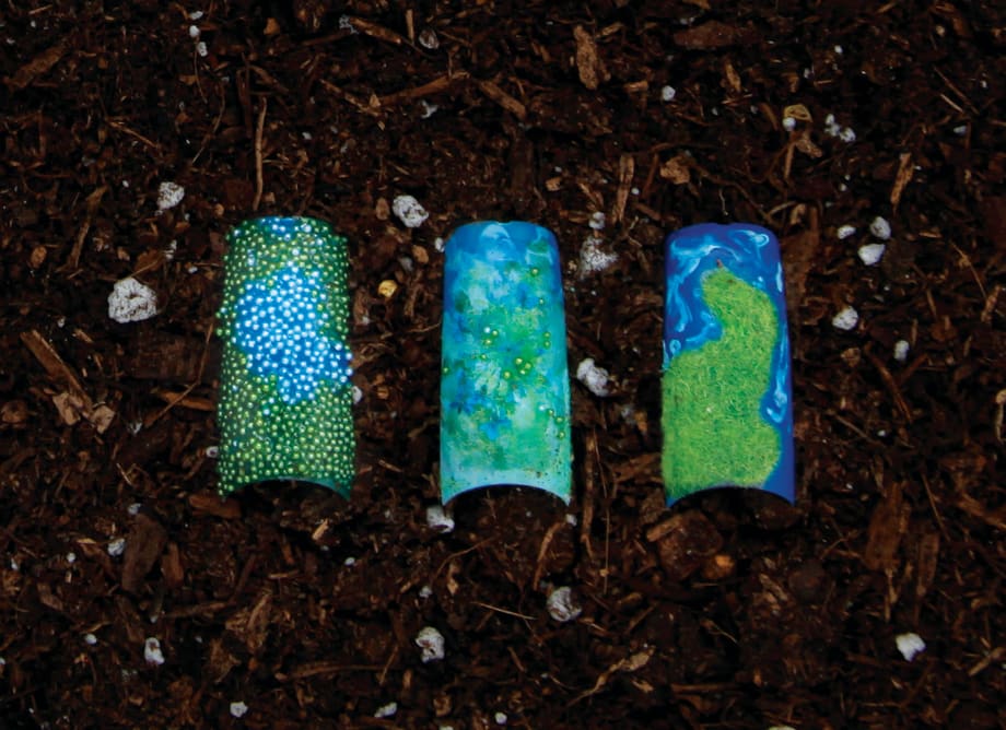 Earth Day Nail Art