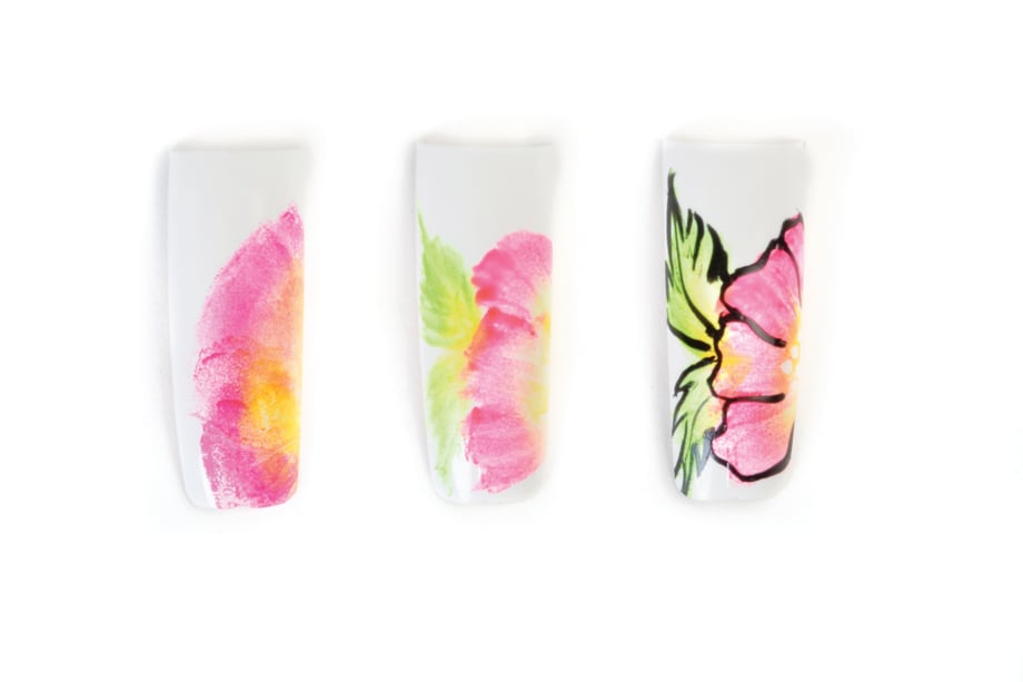 Nail Art Studio: Tropical Flower