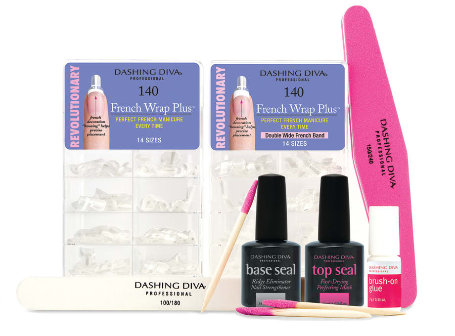 Dashing Diva French Wrap Manicure